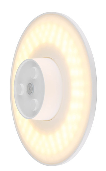 Globo Lamont LED Außenleuchte 15W CCT IP44 Weiß Matt Ø25,2cm 34314W