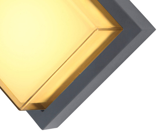 Globo Jalla LED Außenleuchte 12W Warmweiß IP54 Anthrazit, Aluminium Druckguss 16cm 34481