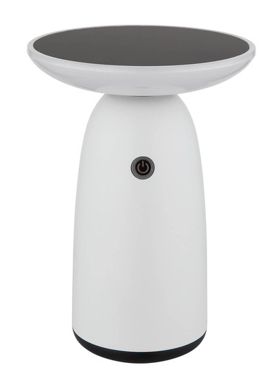 Globo Solarleuchte Aluminium Weiß, 1Xled LED Solarleuchte 10W Warmweiß IP54 Weiß Matt, Aluminium Memoryfunktion Ø16cm 36625W