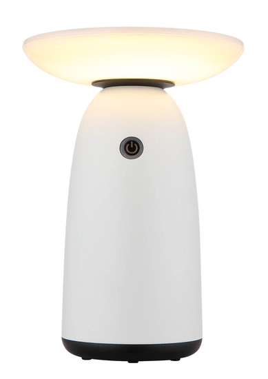 Globo Solarleuchte Aluminium Weiß, 1Xled LED Solarleuchte 10W Warmweiß IP54 Weiß Matt, Aluminium Memoryfunktion Ø16cm 36625W