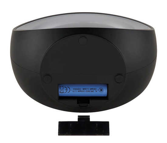 Globo LED Tischleuchte Soundra RGB LED 3,5W dimmbar Akku Schwarz matt 20x18cm