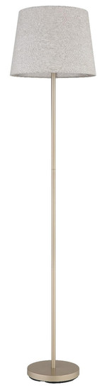 Globo Stehleuchte Joris E27 Champagnerfarben beige Metall Textil 151cm
