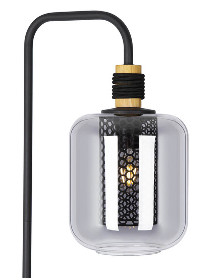 Globo Ando E27 Stehleuchte 40W Schwarz, Metall Ø20cm 40990108