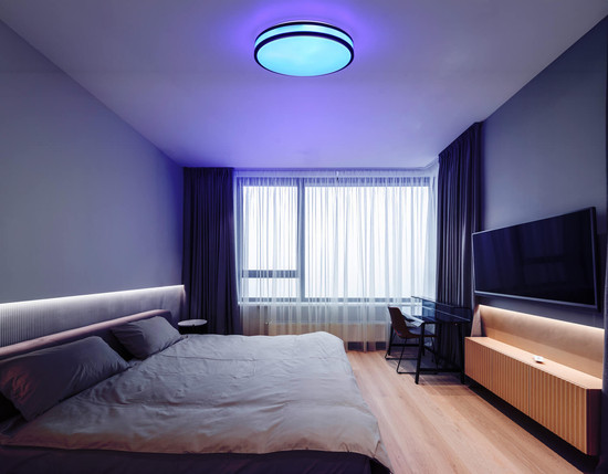 Globo Betha LED Deckenleuchte 18W CCT Weiß, Metall Fernbedienung Nachtlicht Memoryfunktion Ø34cm 41266-18