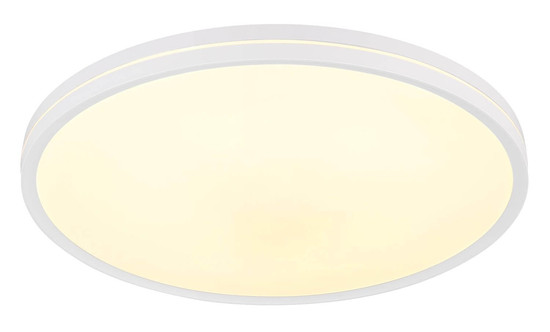 Globo LED Deckenleuchte Dwain RGB LED 24W dimmbar Fernbedienung CCT warm-/tageslichtweiss Weiß matt Ø37cm