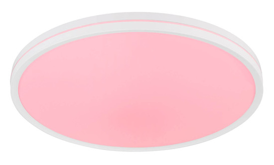 Globo LED Deckenleuchte Dwain RGB LED 24W dimmbar Fernbedienung CCT warm-/tageslichtweiss Weiß matt Ø37cm