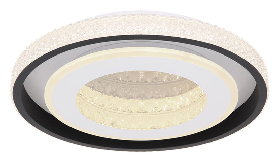 Globo Lucky LED Deckenleuchte 52W CCT Weiß, Metall Fernbedienung Nachtlicht Memoryfunktion Ø50cm 41290-52