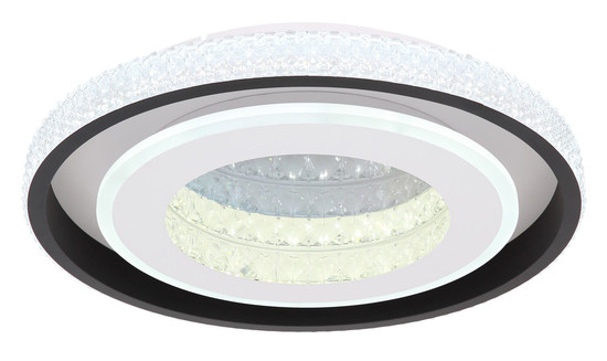 Globo Lucky LED Deckenleuchte 52W CCT Weiß, Metall Fernbedienung Nachtlicht Memoryfunktion Ø50cm 41290-52