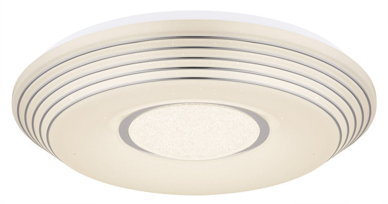 Globo Pillo LED Deckenleuchte 40W CCT Weiß, Metall Fernbedienung Nachtlicht Memoryfunktion Ø50cm 41293-40