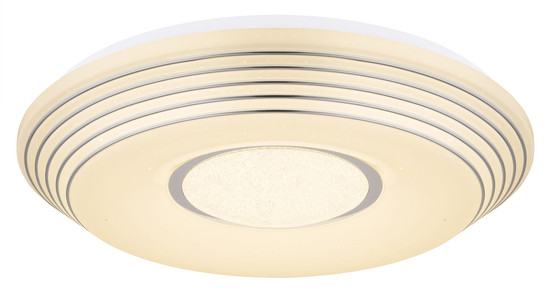 Globo Pillo LED Deckenleuchte 40W CCT Weiß, Metall Fernbedienung Nachtlicht Memoryfunktion Ø50cm 41293-40