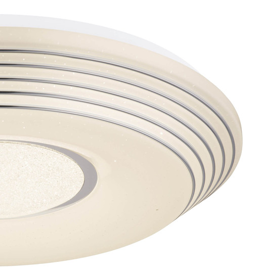 Globo Pillo LED Deckenleuchte 40W CCT Weiß, Metall Fernbedienung Nachtlicht Memoryfunktion Ø50cm 41293-40