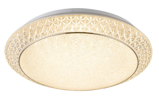 Globo Ronja LED Deckenleuchte 28W CCT Weiß, Metall Fernbedienung Nachtlicht Memoryfunktion Ø41cm 41314-28