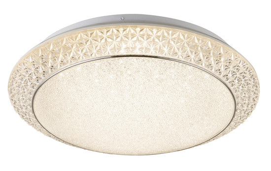 Globo Ronja LED Deckenleuchte 28W CCT Weiß, Metall Fernbedienung Nachtlicht Memoryfunktion Ø41cm 41314-28