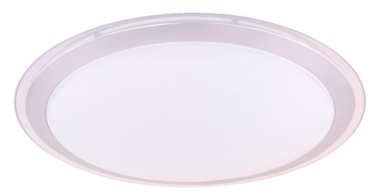Globo LED Deckenleuchte Carry 30W dimmbar Fernbedienung CCT warm-/tageslichtweiss Weiß opal sparkle Metall Ø53cm