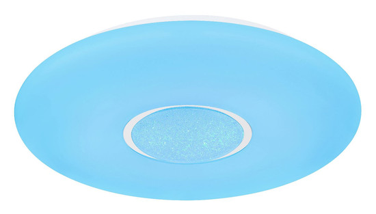 Globo LED Deckenleuchte Sully 24W dimmbar Fernbedienung CCT warm-/tageslichtweiss Weiß Metall Ø41cm