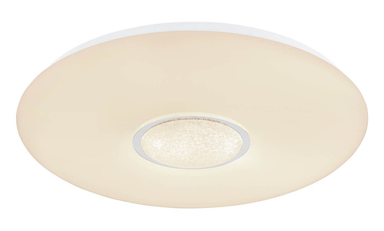 Globo Sully LED Deckenleuchte 40W CCT Weiß, Metall Fernbedienung Nachtlicht Memoryfunktion Ø48,5cm 41367-40DS