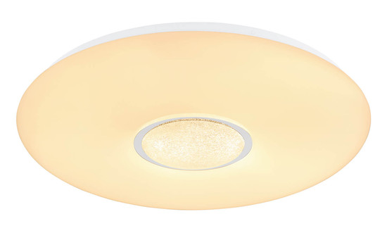 Globo Sully LED Deckenleuchte 40W CCT Weiß, Metall Fernbedienung Nachtlicht Memoryfunktion Ø48,5cm 41367-40DS