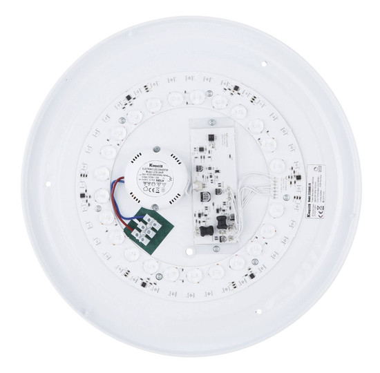 Globo LED Deckenleuchte Sully 24W dimmbar Fernbedienung CCT warm-/tageslichtweiss Schwarz Metall Ø38cm