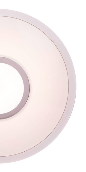 Globo LED Deckenleuchte Connor 16W dimmbar Fernbedienung CCT warm-/tageslichtweiss Weiß opal sparkle Metall Ø40cm