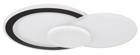 Globo Gisell LED Deckenleuchte 40W CCT Weiß Matt, Metall Fernbedienung Memoryfunktion 8,5cm 41394-40