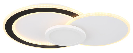 Globo Gisell LED Deckenleuchte 40W CCT Weiß Matt, Metall Fernbedienung Memoryfunktion 8,5cm 41394-40