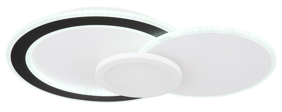 Globo Gisell LED Deckenleuchte 40W CCT Weiß Matt, Metall Fernbedienung Memoryfunktion 8,5cm 41394-40