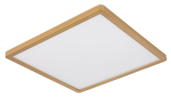 Globo LED Deckenleuchte Sapana 24W IP44 warmweiss Messingfarben matt 42x42cm