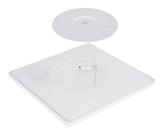 Globo LED Deckenleuchte Sapana 24W IP44 warmweiss Weiß 42x42cm