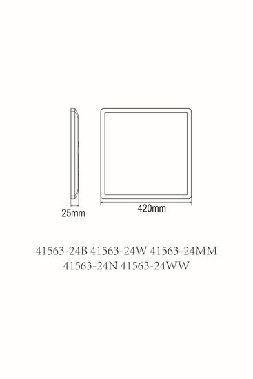 Globo LED Deckenleuchte Sapana 24W IP44 warmweiss Weiß 42x42cm