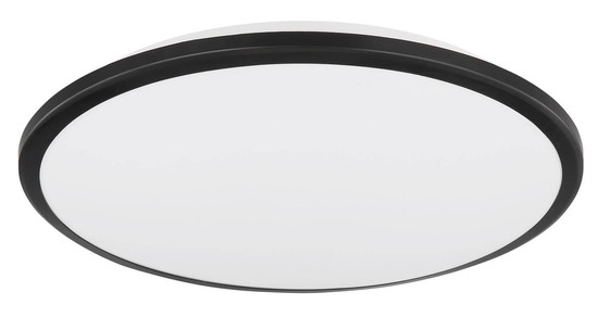 Globo Xander LED Deckenleuchte 18W Warmweiß Schwarz Matt Ø35cm 41569-18B