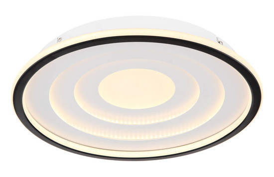 Globo Foppa LED Deckenleuchte 24W Warmweiß Weiß Matt, Metall Ø40cm 41580-24