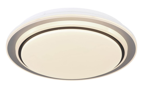 Globo Foppa LED Deckenleuchte 24W CCT Weiß Matt, Metall Fernbedienung Nachtlicht Memoryfunktion Ø40cm 41581-24