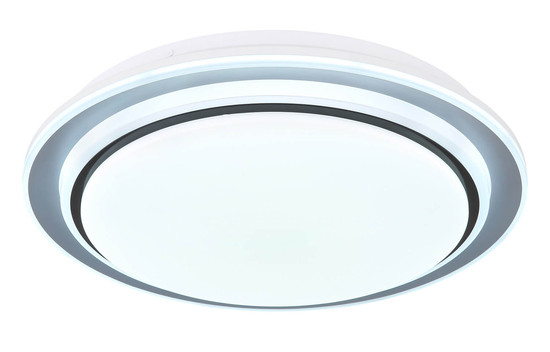 Globo Foppa LED Deckenleuchte 24W CCT Weiß Matt, Metall Fernbedienung Nachtlicht Memoryfunktion Ø40cm 41581-24