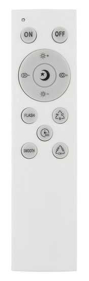 Globo Foppa LED Deckenleuchte 24W CCT Weiß Matt, Metall Fernbedienung Nachtlicht Memoryfunktion Ø40cm 41581-24