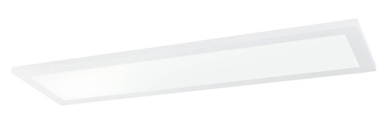 Globo LED Deckenleuchte Rosi 40W dimmbar Fernbedienung CCT warm-/tageslichtweiss Weiß Aluminium 80x20cm