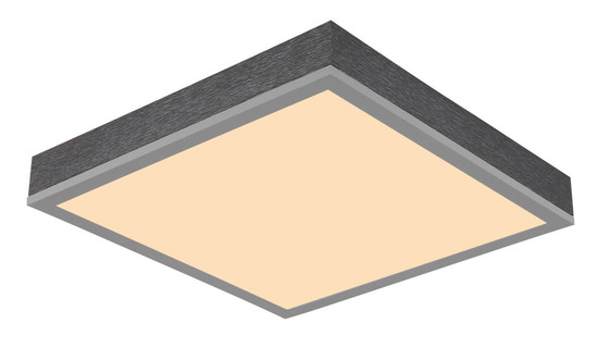 Globo Doro LED Deckenleuchte 12W Warmweiß Silberfarben, Aluminium 6cm 416080AD1