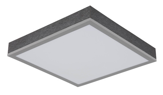 Globo Doro LED Deckenleuchte 12W Warmweiß Silberfarben, Aluminium 6cm 416080AD1