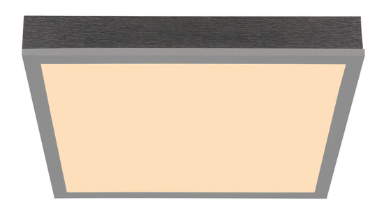 Globo Doro LED Deckenleuchte 12W Warmweiß Silberfarben, Aluminium 6cm 416080AD1