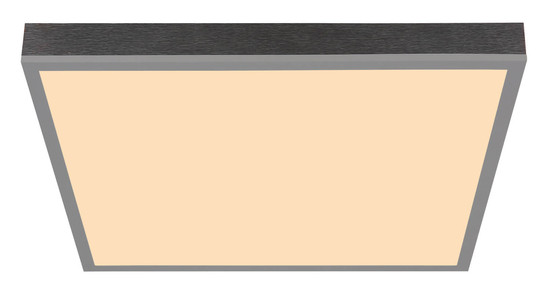 Globo Doro LED Deckenleuchte 24W Warmweiß Silberfarben, Aluminium 6,5cm 416080AD2