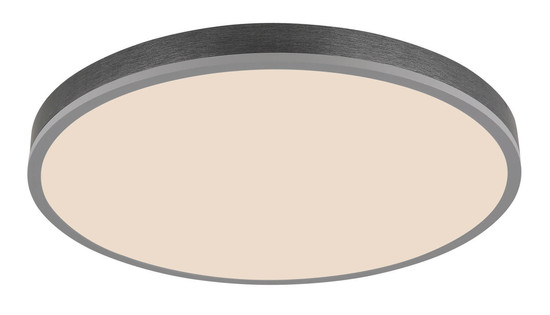 Globo Doro LED Deckenleuchte 40W CCT Silberfarben, Aluminium Fernbedienung Nachtlicht Memoryfunktion Ø60cm 416080AD4R-CCT