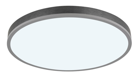 Globo Doro LED Deckenleuchte 40W CCT Silberfarben, Aluminium Fernbedienung Nachtlicht Memoryfunktion Ø60cm 416080AD4R-CCT