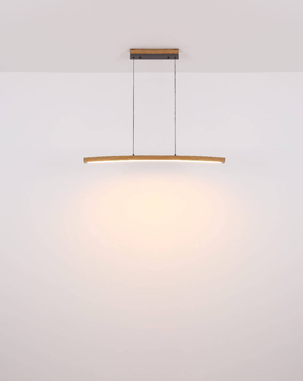Globo LED Pendelleuchte Doro 18W dimmbar warmweiss Graphit Metall 120x100cm