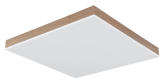 Globo LED Deckenleuchte Doro 24W dimmbar Fernbedienung CCT warm-/tageslichtweiss Weiß Aluminium 45x45cm