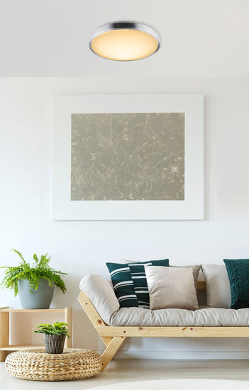 Globo Forli LED Deckenleuchte 18W Warmweiß Weiß, Aluminium Ø0cm 41686BH