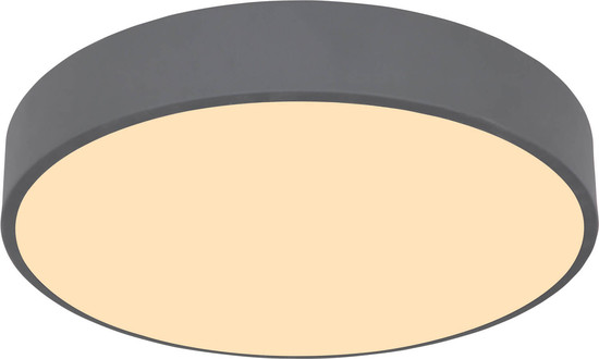 Globo Tartarus LED Deckenleuchte 24W Warmweiß Graphit, Metall Fernbedienung Nachtlicht Memoryfunktion 10,5cm 41744-24SBVU