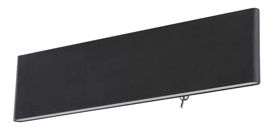 Globo LED Wandleuchte Siegfried 12W warmweiss Schwarz Aluminium 29,5x8cm