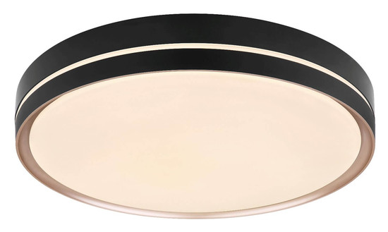 Globo LED Deckenleuchte Manni 40W dimmbar Fernbedienung CCT warm-/tageslichtweiss Schwarz Metall Ø48,5cm