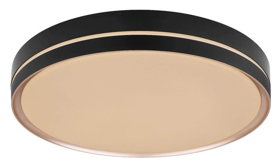 Globo LED Deckenleuchte Manni 40W dimmbar Fernbedienung CCT warm-/tageslichtweiss Schwarz Metall Ø48,5cm