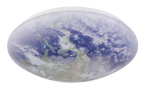 Globo Gaia LED Deckenleuchte 24W Warmweiß Weiß, Metall Ø35cm 41778-24