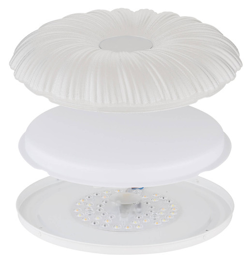 Globo Cavendish LED Deckenleuchte 24W CCT Weiß, Metall Memoryfunktion Ø38cm 41783-24